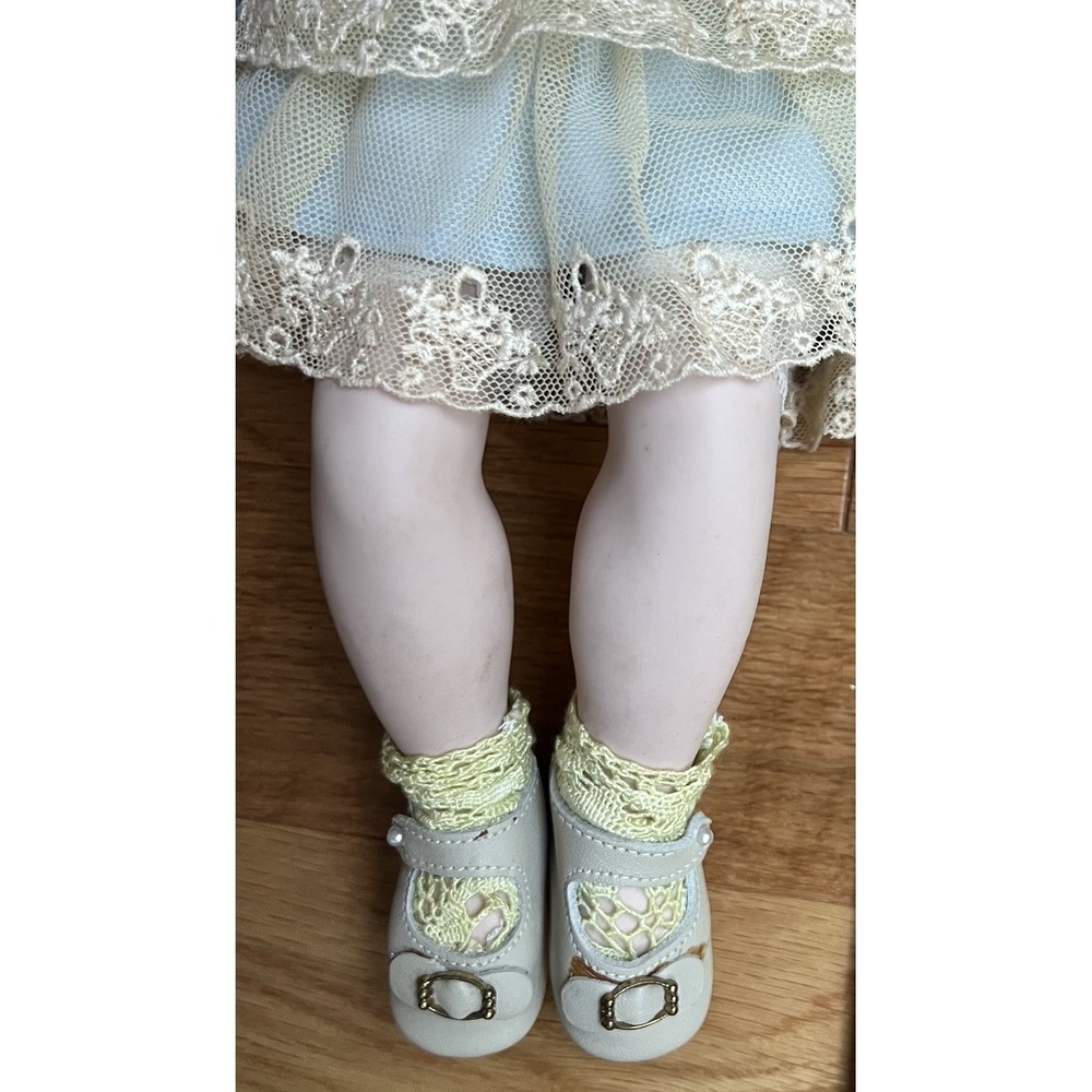 1985 Cindy McClure Forget Me Nots Dolls 16" Pair Boy & Girl Vintage Porcelain - Picture 11 of 15